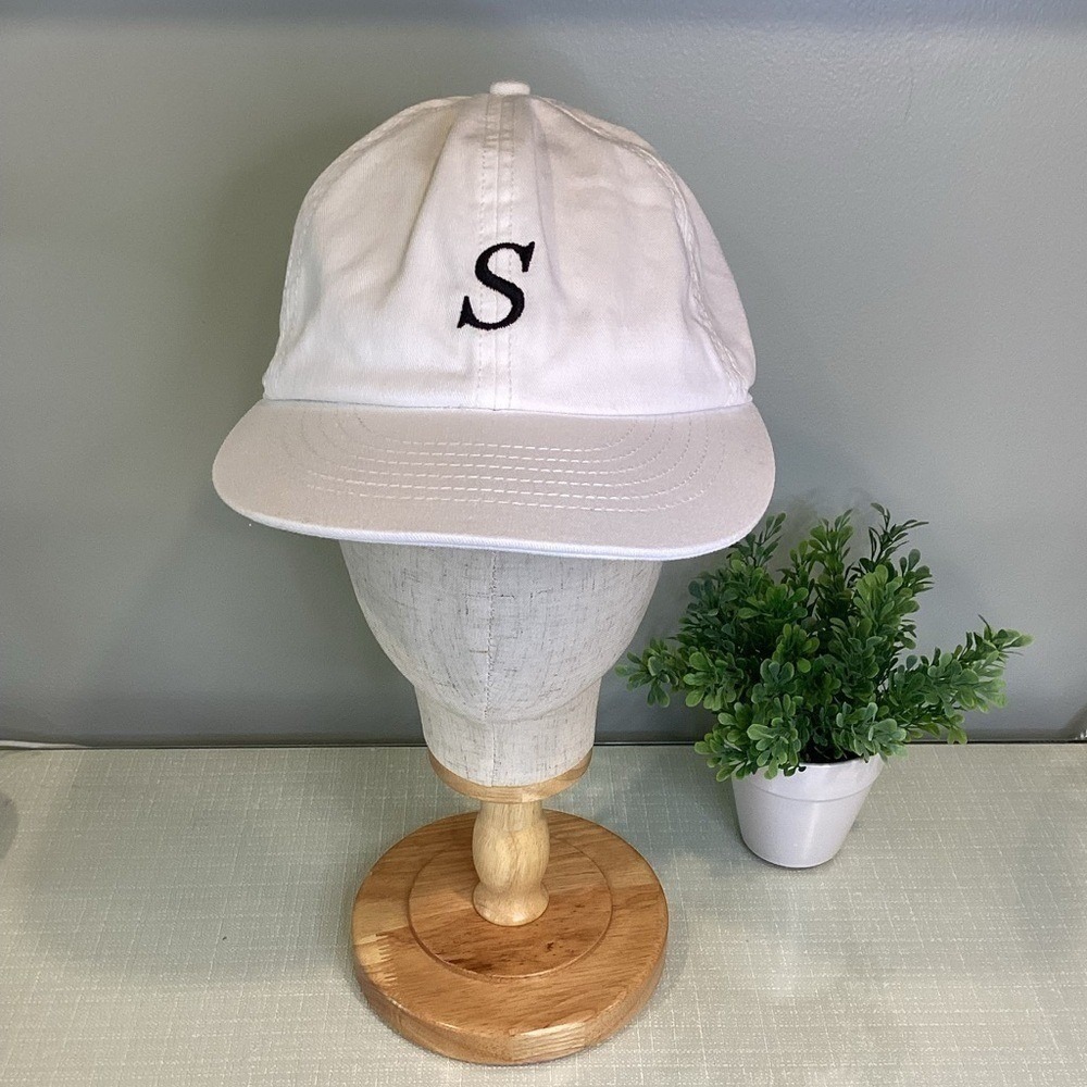 SATURDAYS New York City White Embroidered S Logo Snapback Hat Cap - New